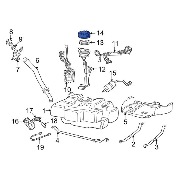 Fuel Tank Lock Ring