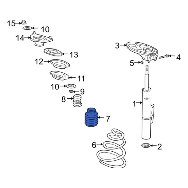 Suspension Strut Bellows