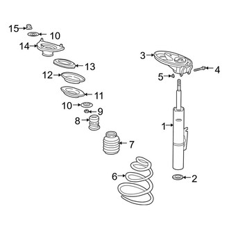Porsche OE - Front Suspension - Struts & Components (Turbo Coupe)