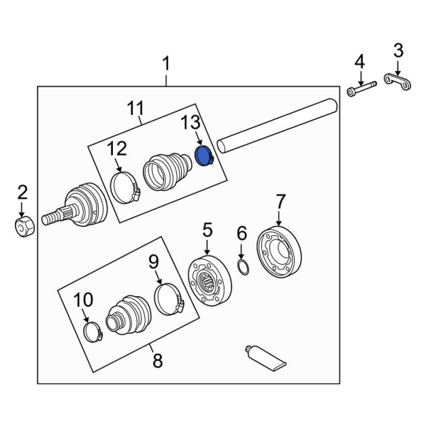 CV Joint Boot Band