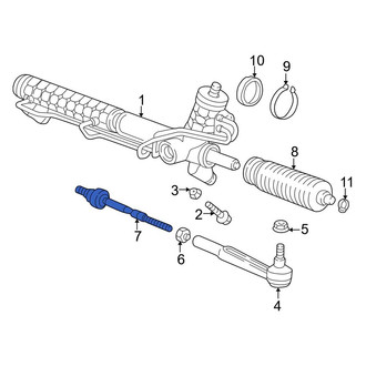 Porsche OE - Inner Steering Tie Rod End
