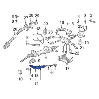 Porsche OE - Steering Column Lock