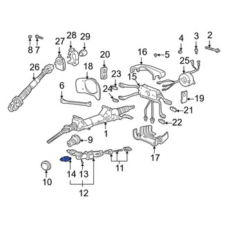 Porsche OE - Steering Column Lock
