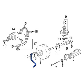 Porsche OE - Brake Vacuum Hose
