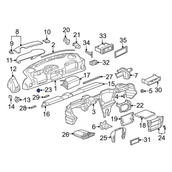 Ignition Lock Escutcheon