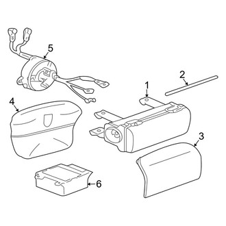 Porsche OE - Restraint Systems - Air Bag Components (996t Body Code Automatic Tr)