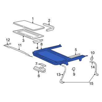Porsche OE - Sunroof Frame