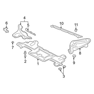 Porsche OE - Pillars, Rocker & Floor - Splash Shields