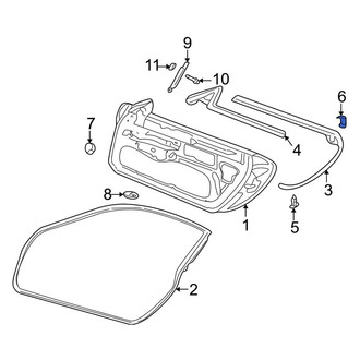 Porsche OE - Door Cap