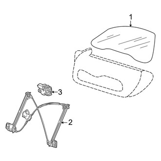 Porsche OE - Door - Glass & Hardware (996t Body Code)