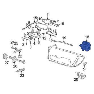 Porsche OE - Front Right Door Latch Assembly
