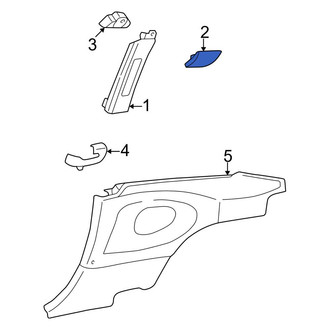 Porsche OE - Rear Left Coat Hook