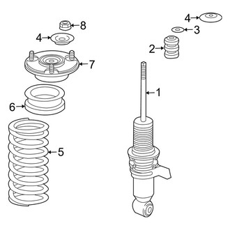 Porsche OE - Rear Suspension - Struts & Components (GT2)