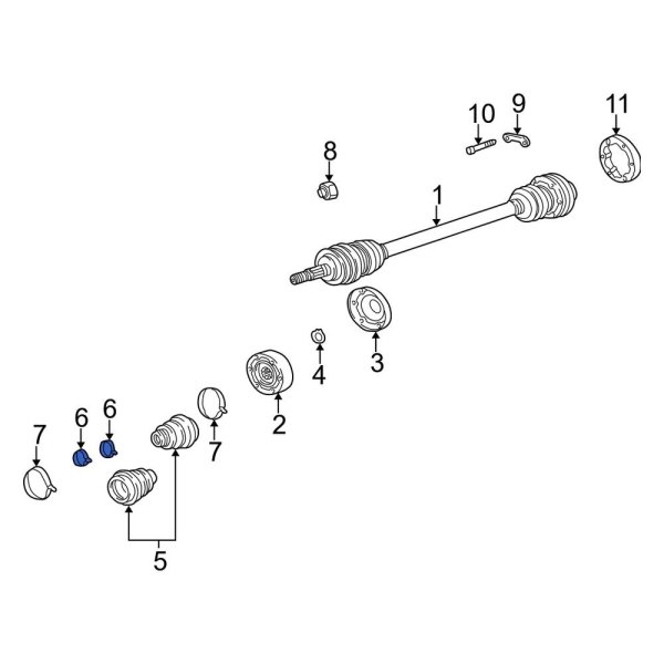 CV Joint Boot Band