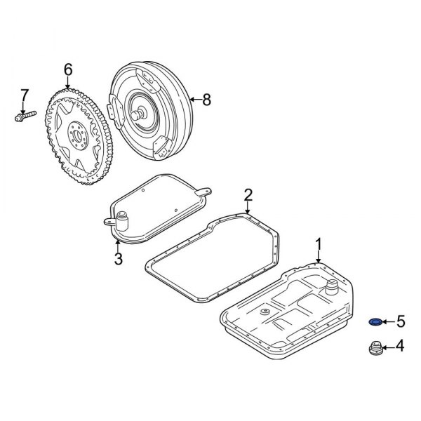 Automatic Transmission Drain Plug Seal