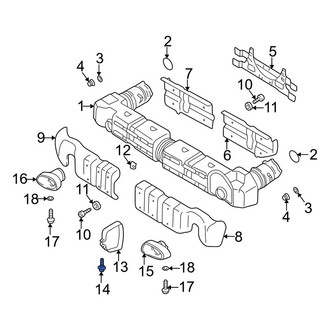 Porsche OE - Exhaust Bolt