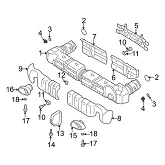 Porsche OE - Exhaust Pipe Nut