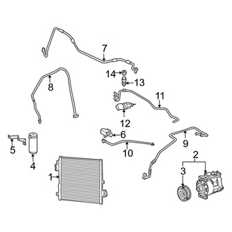 Porsche OE - Air Conditioner & Heater - Condenser, Compressor & Lines (Turbo / Turbo S)