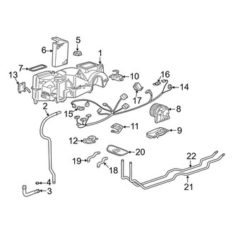Porsche OE - Air Conditioner & Heater - Evaporator & Heater Components (Turbo / Turbo S)