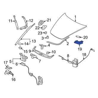 Porsche OE - Rear Cargo Area Light