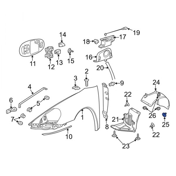 Fender Liner Screw