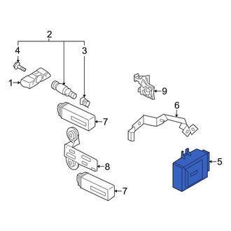 Porsche OE - Tire Pressure Monitoring System (TPMS) Control Module