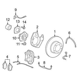 Porsche OE - Front Suspension - Brake Components