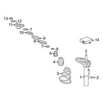 Porsche OE - Front Suspension - Struts & Components (Turbo / Turbo S)