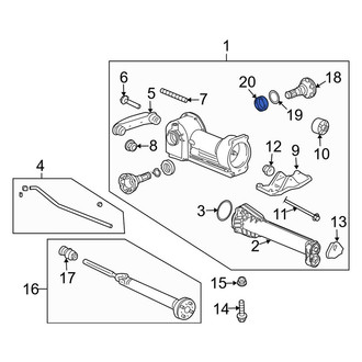 Porsche OE - Front Drive Axle Shaft Seal