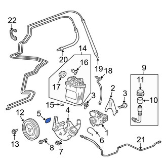 Porsche OE - Power Steering Pump O-Ring