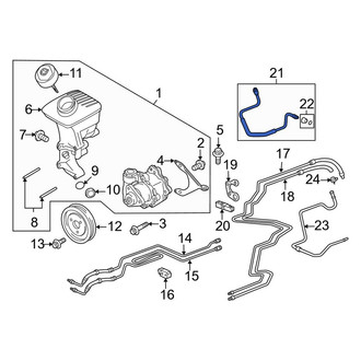 Porsche OE - Power Steering Pressure Hose