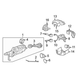 Porsche OE - Steering Column Assembly (Turbo / Turbo S)