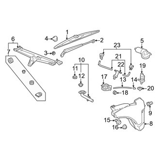 Porsche OE - Windshield - Wiper & Washer Components (Turbo / Turbo S)