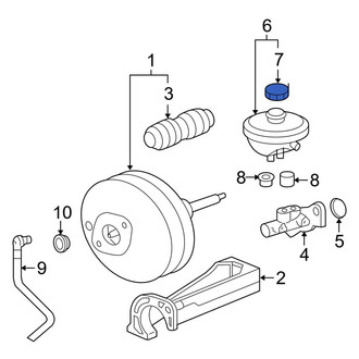 Porsche OE - Brake Master Cylinder Reservoir Cap