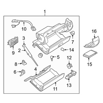 Porsche OE - Instrument Panel - Glove Box (Turbo / Turbo S)