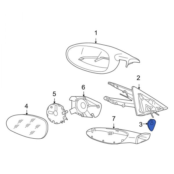 Door Mirror Gasket