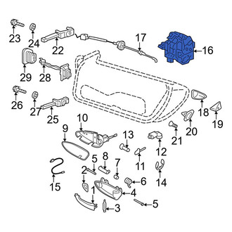 Porsche 911 Series Door & Lock Motors, Switches, Relays CARiD
