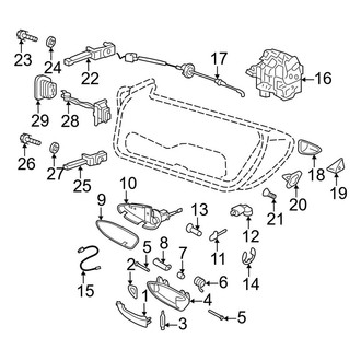 Porsche OE - Door - Lock & Hardware (Turbo / Turbo S)