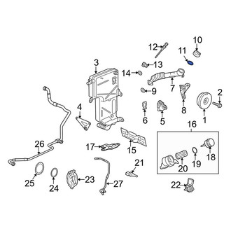 Porsche OE - Engine Oil Filler Cap Seal