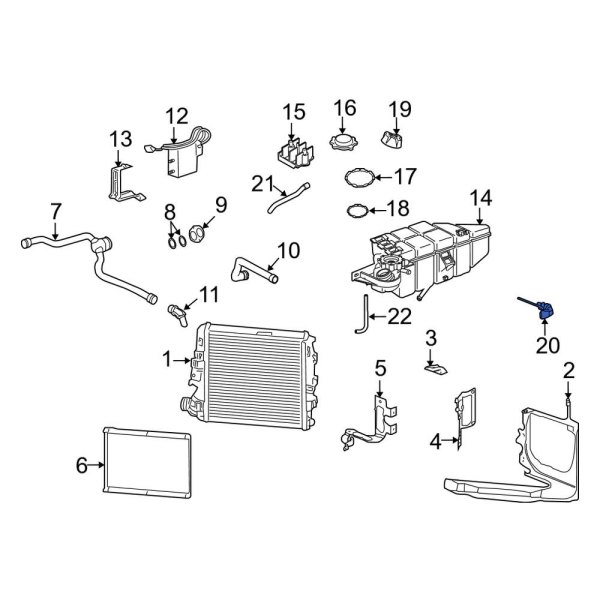 Engine Coolant Level Sensor