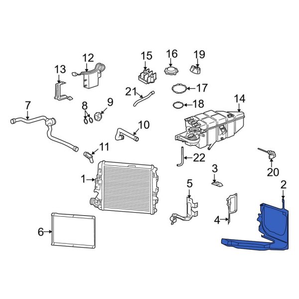 Radiator Mount Bracket