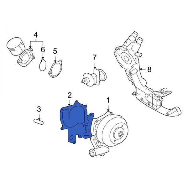 Engine Water Pump Gasket