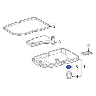 Porsche OE - Automatic Transmission Drain Plug Seal