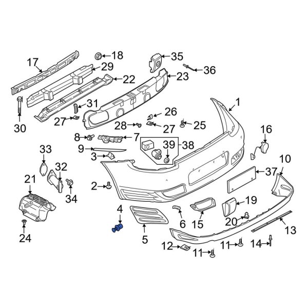 Bumper Cover Retainer