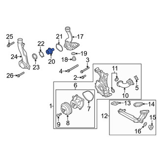Porsche OE - Engine Coolant Thermostat