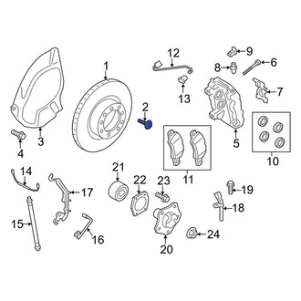 Porsche OE - Disc Brake Rotor Set Screw