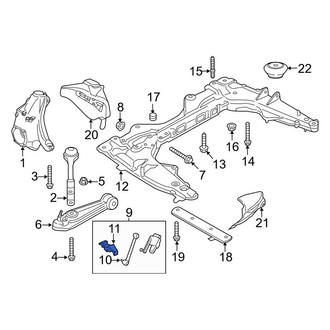 Porsche OE - Front Suspension Ride Height Sensor Bracket