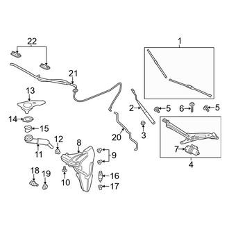 Porsche OE - Windshield - Wiper & Washer Components (Turbo / Turbo S)