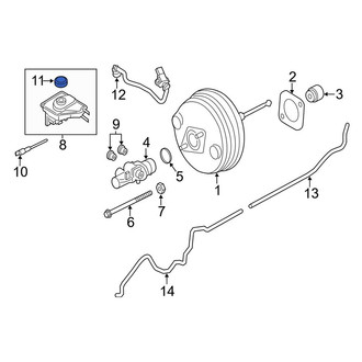 Porsche OE - Brake Master Cylinder Reservoir Cap