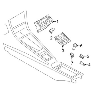Porsche OE - Console (Electrical Components), (Turbo / Turbo S)